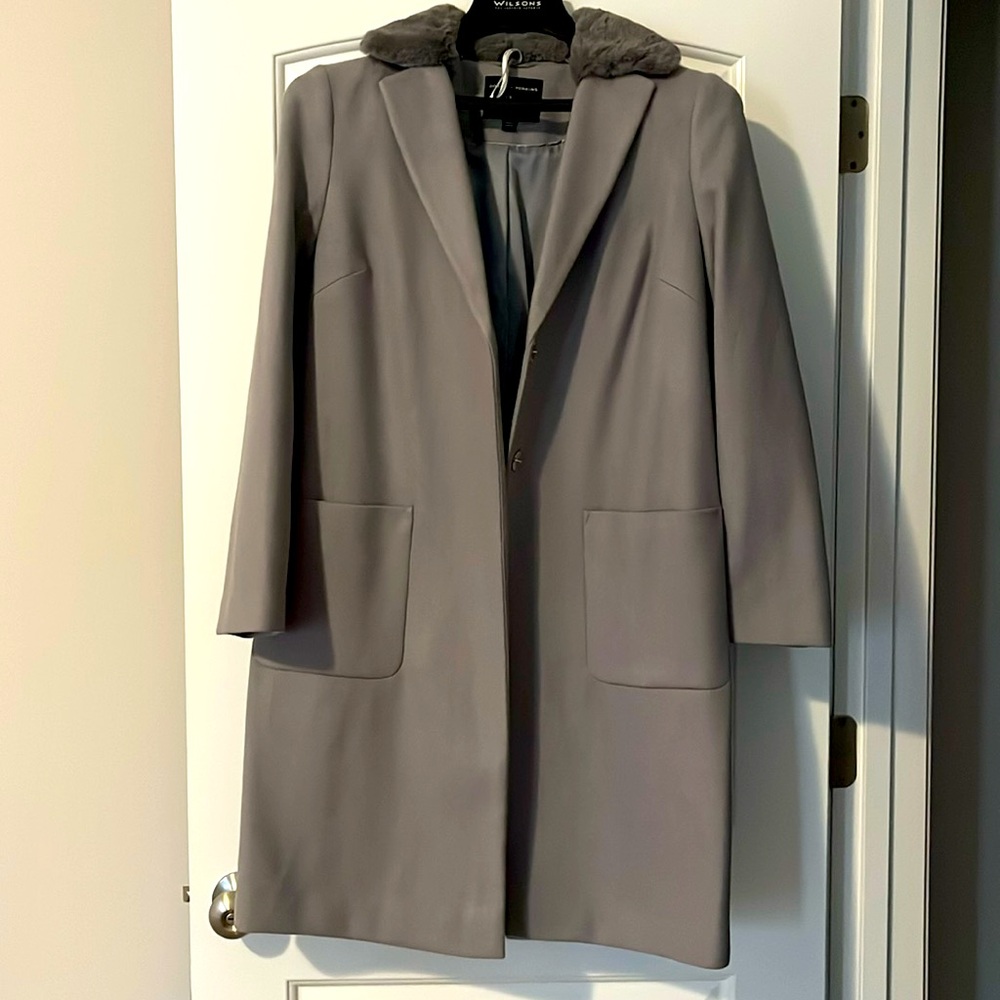 A winter coat for women.